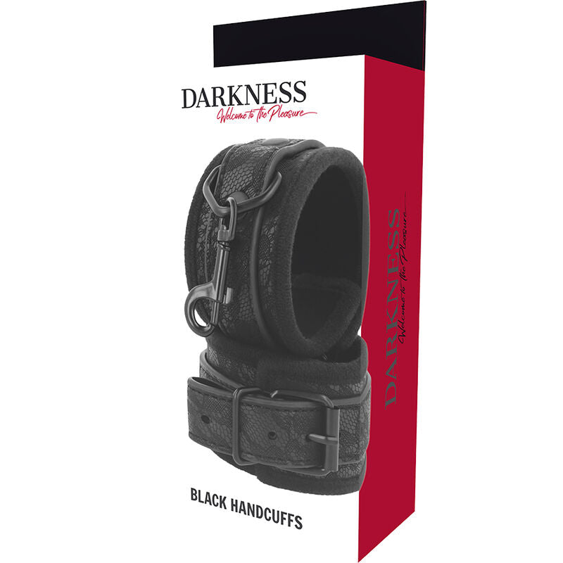DARKNESS - LUXURY BDSM HANDCUFFS IN BLACK (NOT FOR SALE)