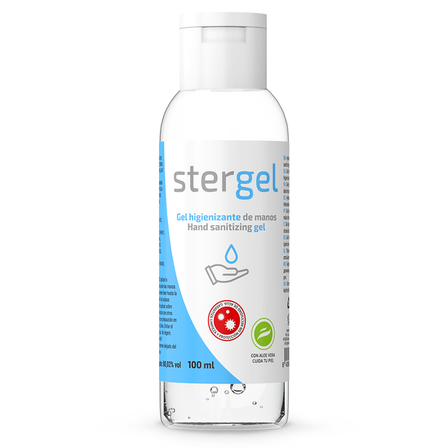 STERGEL - GEL HIDROALCOHÓLICO HIGIENIZANTE DE MANOS ALOE VERA 100ML 