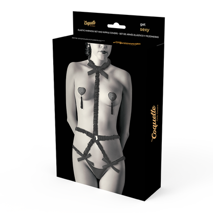 COQUETTE CHIC DESIRE - DESSOUS-SET MIT DELUXE-NIPPELCOVER