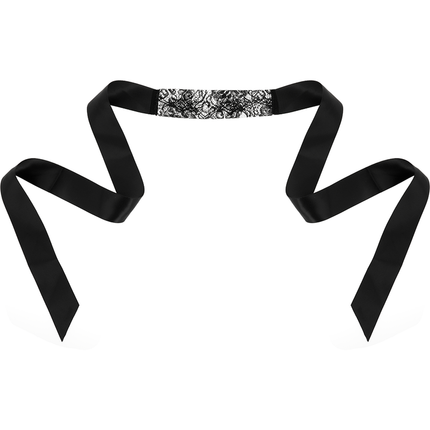 COQUETTE CHIC DESIRE - MASCARILLA DE ENCAJE NEGRO CON CINTA