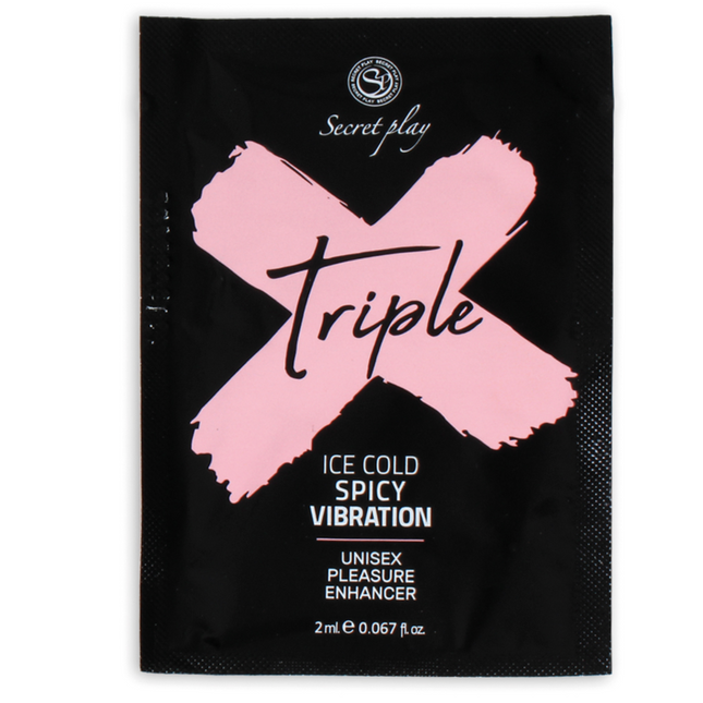 SECRETPLAY - DOSIS ÚNICA TRIPLE X POTENCIADOR DEL PLACER