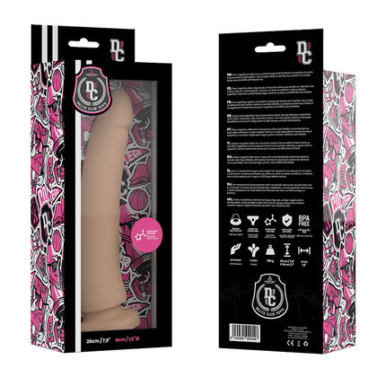 DELTA CLUB - JUGUETES DILDO NATURAL SILICONA MÉDICA 20 CM -O- 4 CM