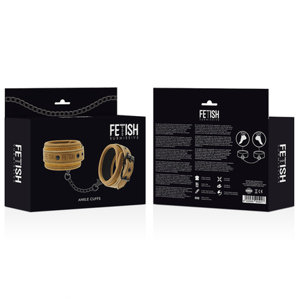 FETISH SUBMISSIVE ORIGEN - ESPOSAS DE CUERO VEGANO CON FORRO DE NEOPRENO