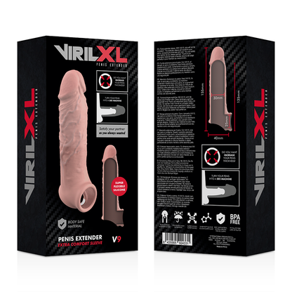 VIRILXL - NATURAL PENIS EXTENSION MADE FROM LIQUID SILICONE V9