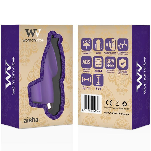 WOMANVIBE - ESTIMULADOR DE DEDO DE SILICONA WOMAN AISHA
