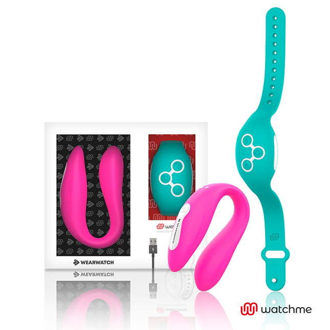 WEARWATCH - DUAL-TECHNOLOGY WATCHME VIBRATOR FUCHSIA / SEAWATER