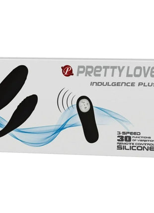 Pretty love indulgence plus silikon vibrator mit fernbedienung in lila für erotische massage