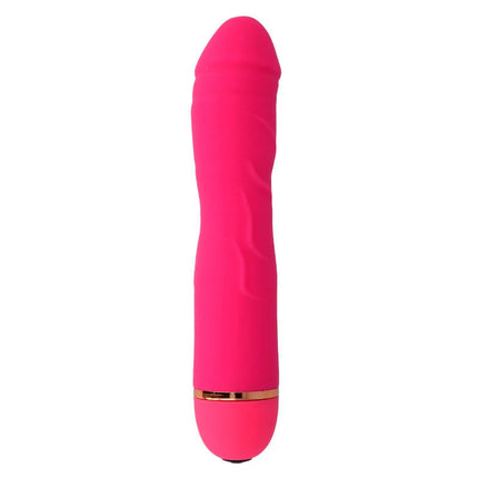 Intense airon 20 geschwindigkeiten silikon rosa vibrato mit goldfarbenem metallband am fußbereich