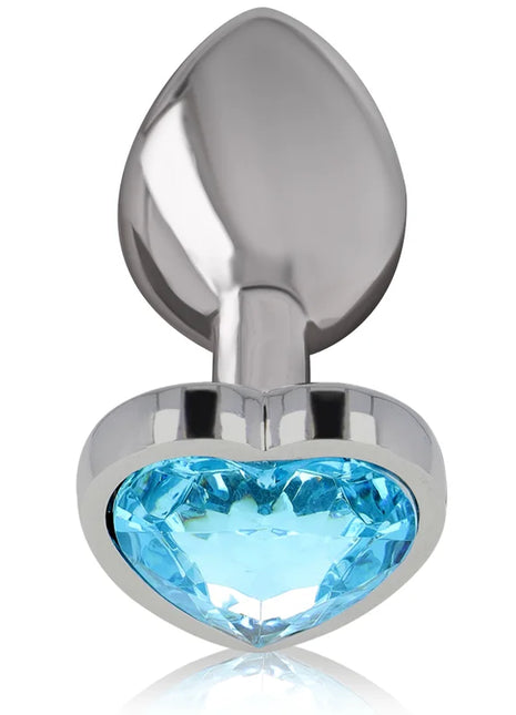 INTENSE - ALUMINIUM-METALL-ANAL-STECKER BLAUES HERZ GRÖSSE S - Analplug