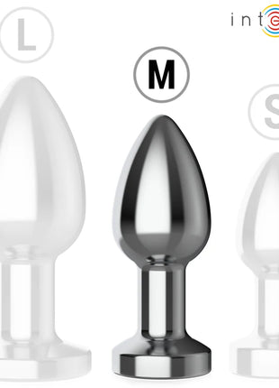 INTENSE - ANAL PLUG 10 VIBRATIONEN METALL MIT FERNBEDIENUNG M - Analplug