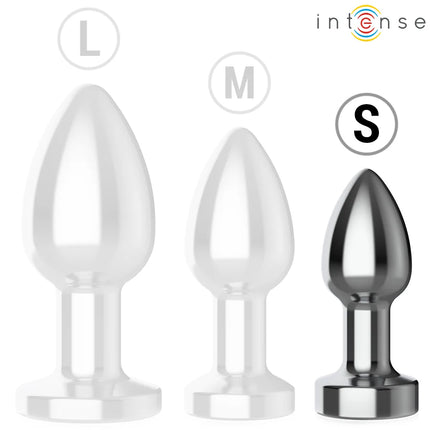 INTENSE - ANAL PLUG 10 VIBRATIONEN METALL MIT FERNBEDIENUNG S - Analplug