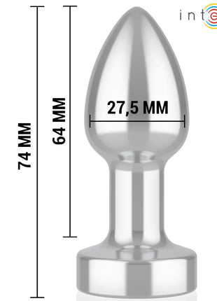 INTENSE - ANAL PLUG 10 VIBRATIONEN METALL MIT FERNBEDIENUNG S - Analplug