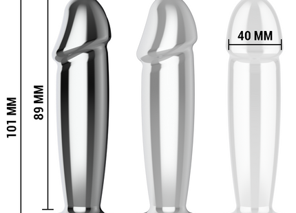 Intense anal plug metall dildo mit fernbedienung in drei varianten mit unterschiedlichen längen und durchschnitten