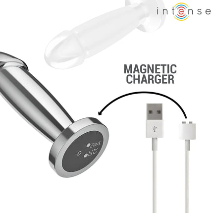 INTENSE - ANAL PLUG 10 VIBRATIONEN METALLDILDO MIT FERNBEDIENUNG S - Analplug