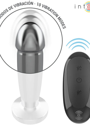 INTENSE - ANAL PLUG 10 VIBRATIONEN METALLDILDO MIT FERNBEDIENUNG S - Analplug