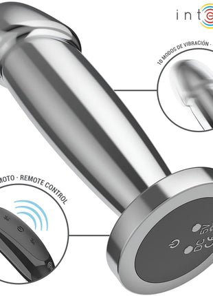 INTENSE - ANAL PLUG 10 VIBRATIONEN METALLDILDO MIT FERNBEDIENUNG S - Analplug