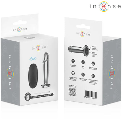 INTENSE - ANAL PLUG 10 VIBRATIONEN METALLDILDO MIT FERNBEDIENUNG S - Analplug