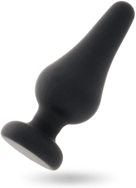 INTENSE - ANALPLUG PIPO L SCHWARZES SILIKON 13 CM - Analplug