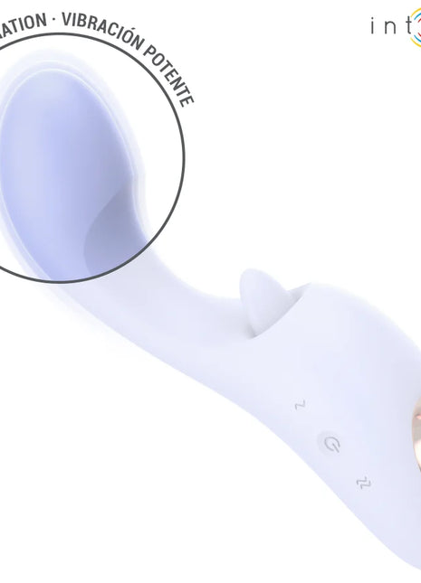 Weißer silikon intensiver vibrator anya multifunktions-vibrations- und bewegungsstimulator mit abgerundetem griff und gebogenem kopf