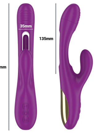 INTENSE - APOLO MULTIFUNKTIONSVIBRATOR 7 VIBRATIONEN MIT LILA SCHWINGENDER ZUNGE - HI-TECH Vibrator