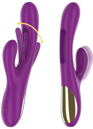 INTENSE - APOLO MULTIFUNKTIONSVIBRATOR 7 VIBRATIONEN MIT LILA SCHWINGENDER ZUNGE - HI-TECH Vibrator