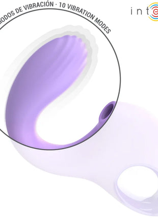 Purple und weiße silikon vibrator und stimulator intenso baxter vibrator violett mit 10 vibrationsmodi und ergonomischem design