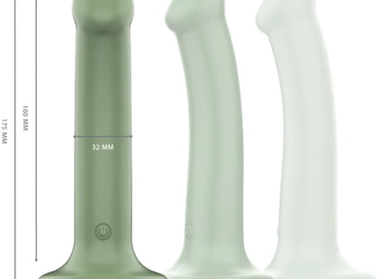 INTENSE - BECCA VIBRATOR MIT SAUGNAPF 10 VIBRATIONEN GRÜNE FERNBEDIENUNG