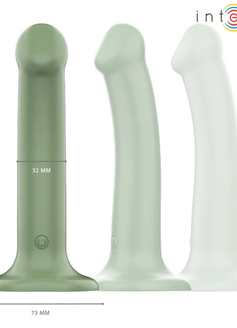 INTENSE - BECCA VIBRATOR MIT SAUGNAPF 10 VIBRATIONEN GRÜNE FERNBEDIENUNG