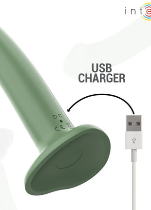 INTENSE - BECCA VIBRATOR MIT SAUGNAPF 10 VIBRATIONEN GRÜNE FERNBEDIENUNG