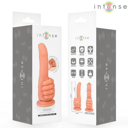 INTENSE - BENDER G-SPOT STIMULATOR FLEXIBLE HAND 11,3 CM