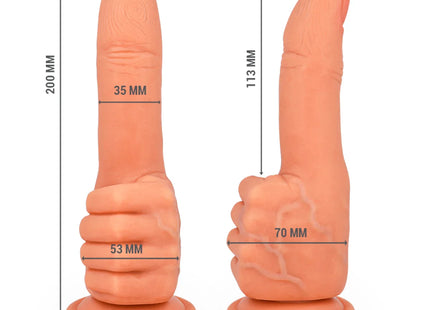INTENSE - BENDER G-SPOT STIMULATOR FLEXIBLE HAND 11,3 CM