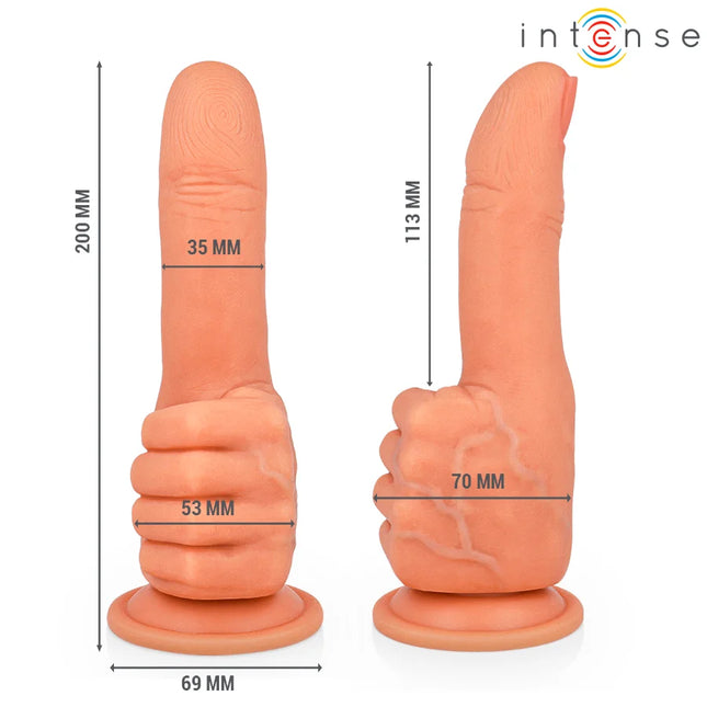 INTENSE - BENDER G-SPOT STIMULATOR FLEXIBLE HAND 11,3 CM