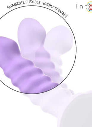 INTENSE - BRENDA VIBRATOR GRÖSSE M SPIRALENDESIGN 10 VIBRATIONEN LILA FERNBEDIENUNG