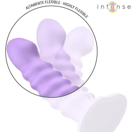 INTENSE - BRENDA VIBRATOR GRÖSSE M SPIRALENDESIGN 10 VIBRATIONEN LILA FERNBEDIENUNG
