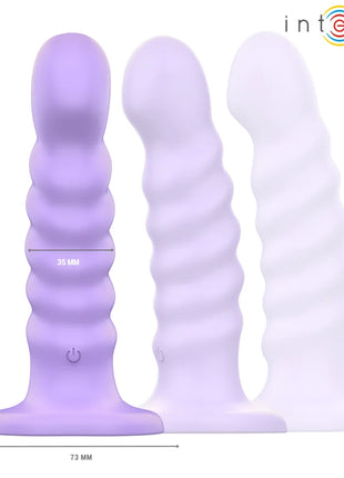 INTENSE - BRENDA VIBRATOR GRÖSSE M SPIRALENDESIGN 10 VIBRATIONEN LILA FERNBEDIENUNG