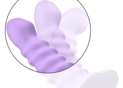INTENSE - BRENDA VIBRATOR GRÖSSE M SPIRALENDESIGN 10 VIBRATIONEN LILA FERNBEDIENUNG