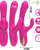 INTENSE - BRITNEY MULTIFUNKTIONS-RABBIT-VIBRATOR 23 CM ROSA