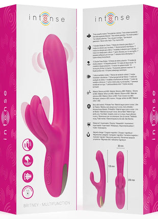INTENSE - BRITNEY MULTIFUNKTIONS-RABBIT-VIBRATOR 23 CM ROSA