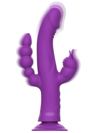 INTENSE - CASANOVA RABBIT SILIKONVIBRATOR DREIFACHMOTOR LILA - Rabbit-Vibratoren