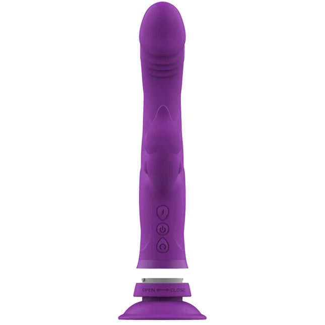 INTENSE - CASANOVA RABBIT SILIKONVIBRATOR DREIFACHMOTOR LILA - Rabbit-Vibratoren