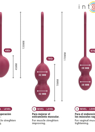 INTENSE - CHARLI KEGEL BALL KIT BURGUND