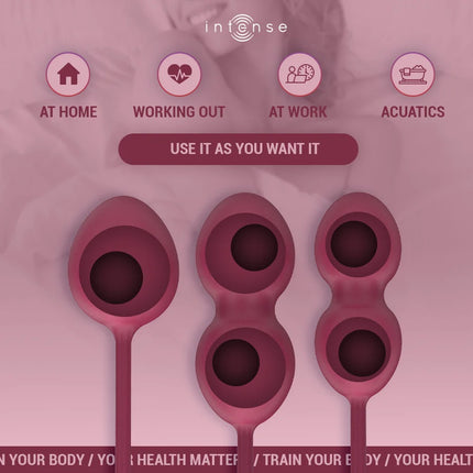 INTENSE - CHARLI KEGEL BALL KIT BURGUND