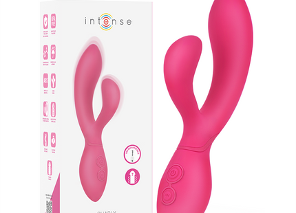 Pink intensiver charly vibrationsstimulator mit glattem, ergonomischem design und dualer tastensteuerung
