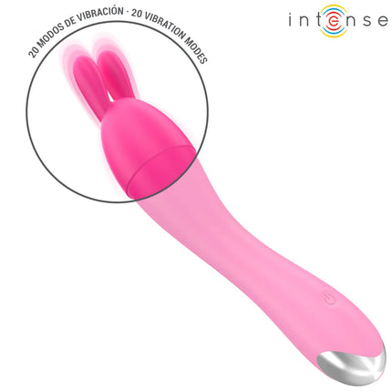 INTENSE - CHER VIBRATOR MIT 20 MUSTER UND AUSTAUSCHBAREN AUFSÄTZEN