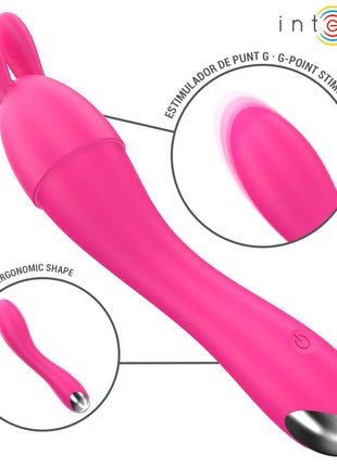INTENSE - CHER VIBRATOR MIT 20 MUSTER UND AUSTAUSCHBAREN AUFSÄTZEN