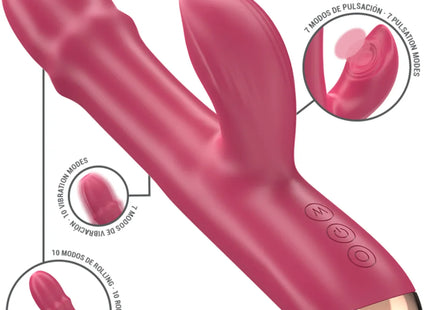 INTENSE - CHLOE MULTIFUNKTIONSVIBRATOR 3 IN 1 ROT