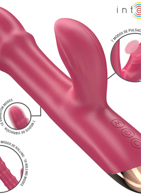 INTENSE - CHLOE MULTIFUNKTIONSVIBRATOR 3 IN 1 ROT