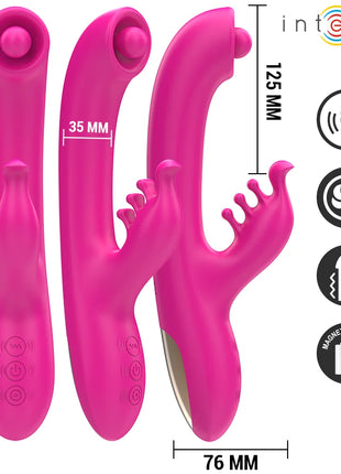 INTENSE - CHRISTINA MULTIFUNKTIONS-RABBIT-VIBRATOR 22,5 CM ROSA