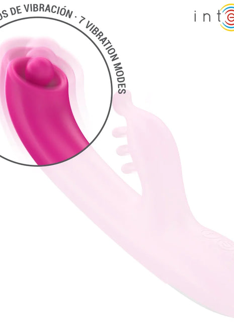 INTENSE - CHRISTINA MULTIFUNKTIONS-RABBIT-VIBRATOR 22,5 CM ROSA
