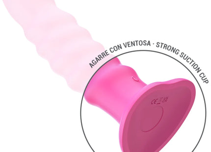 INTENSE - CINDY VIBRATOR GRÖSSE L SPIRALENDESIGN 10 VIBRATIONEN ROSA FERNBEDIENUNG
